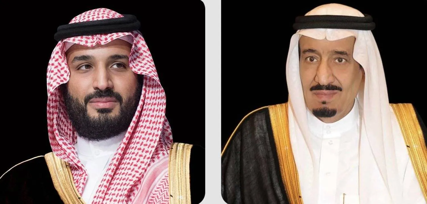 خادم الحرمين الشريفين الملك سلمان بن عبدالعزيز وصاحب السمو الملكي الأمير محمد بن سلمان ولي العهد